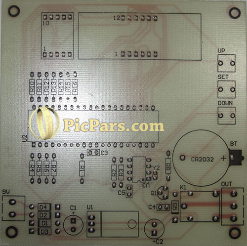 ساعت نجومی- PCB