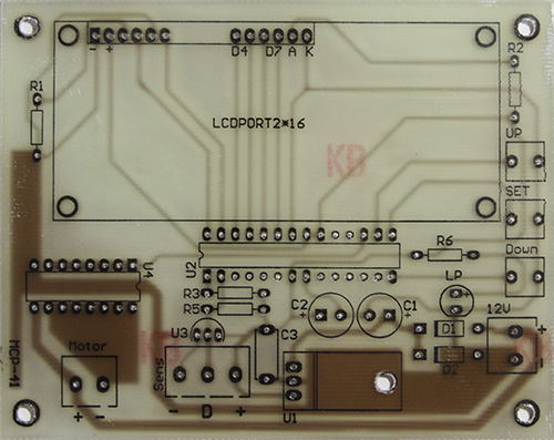 PCB کنترل دور فن یا موتور توسط سنسور دما